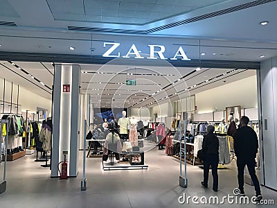 Zara retail shop Editorial Stock Photo